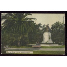 CIUDAD DE BUENOS AIRES PALERMO TARJETA POSTAL ESTATUA ECHEVERRIA